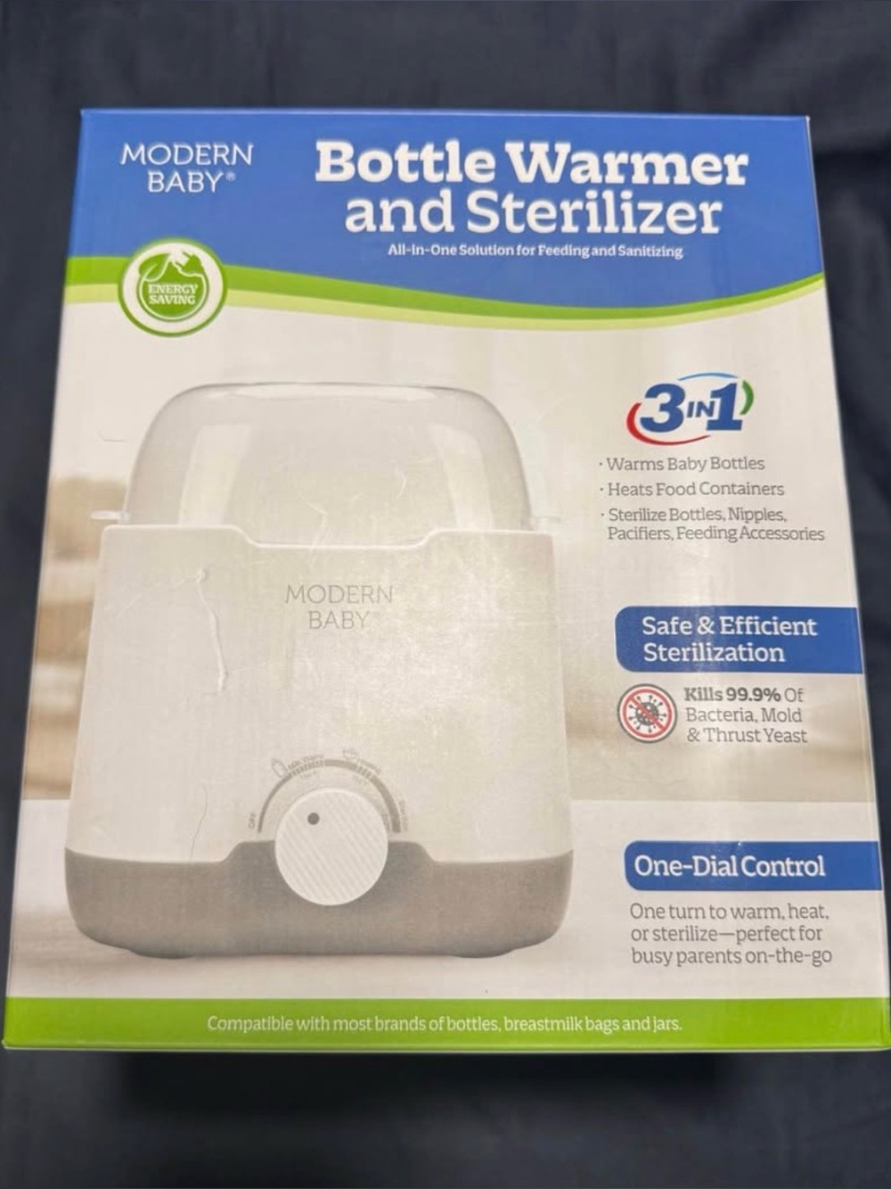 Double Modern Baby Bottle Warmer and Sterilizer